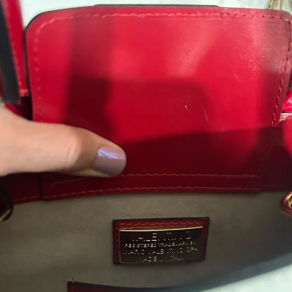 Valentino Red and Green Tote Bag - Picture 6 of 7